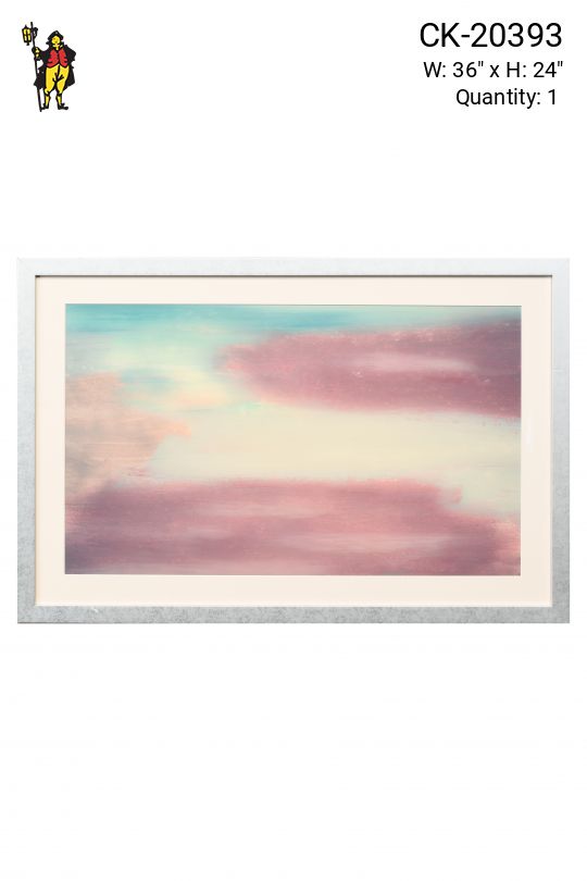 Framed Cleared Expressionist Painting