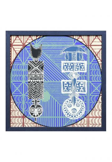 Framed Cleared Cultural Idols Print