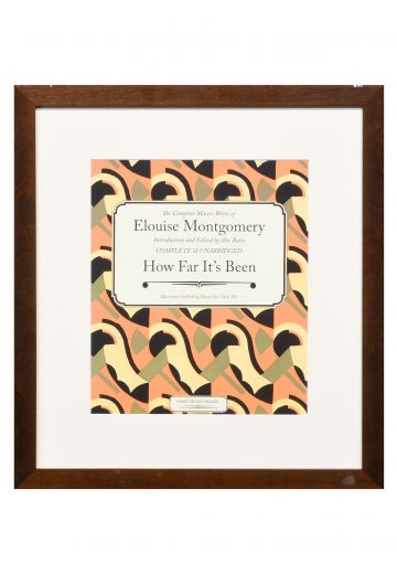 Framed Cleared Art Deco Style Book Cover
