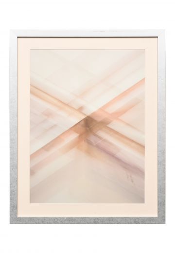Framed Cleared Minimalist Abstract Painting