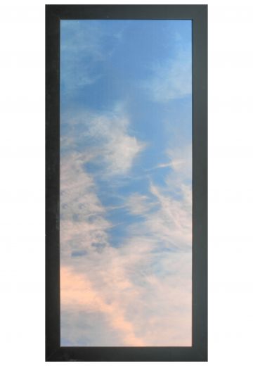 Black Framed Cleared Sunset Sky Painting - 1