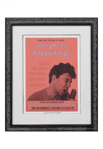Framed Cleared College Music Poster