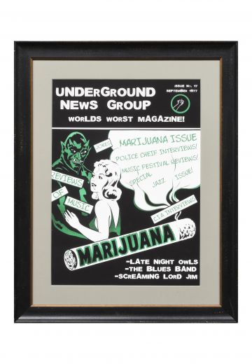 Framed Cleared 1960s Magazine Cover