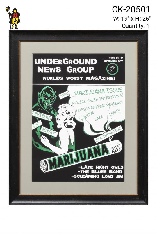 Framed 1960s Magazine Cover