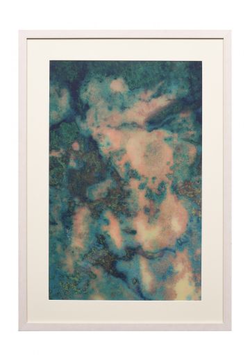 Framed Cleared Earth Tone Abstract Painting