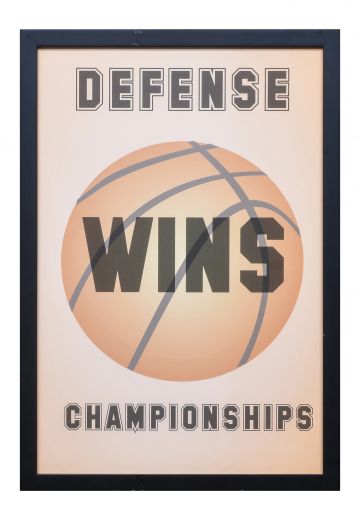 Framed Basketball Poster