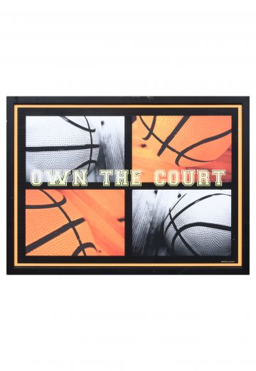 Framed "Own The Court" Basketball Poster