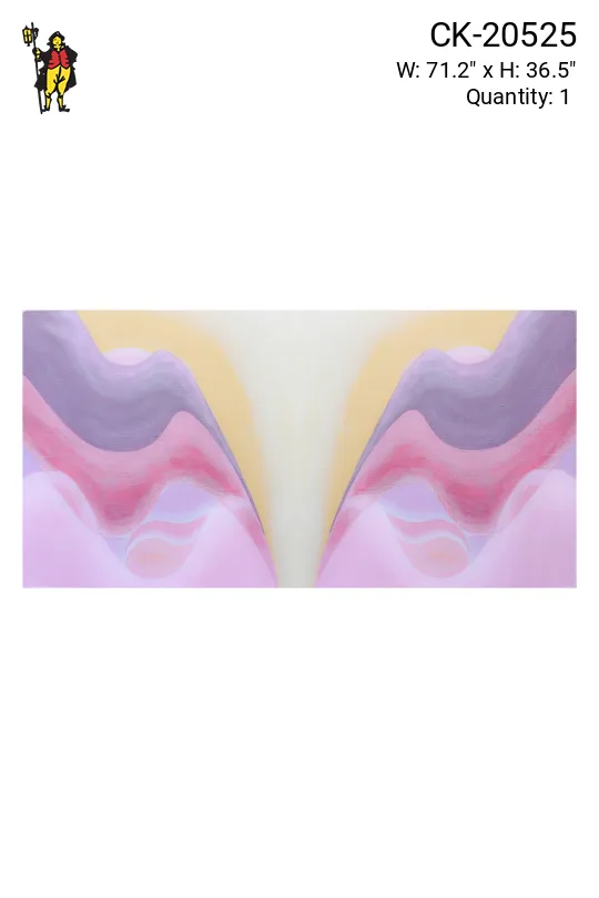 Cleared Abstract Canvas "Spa Painting 1"