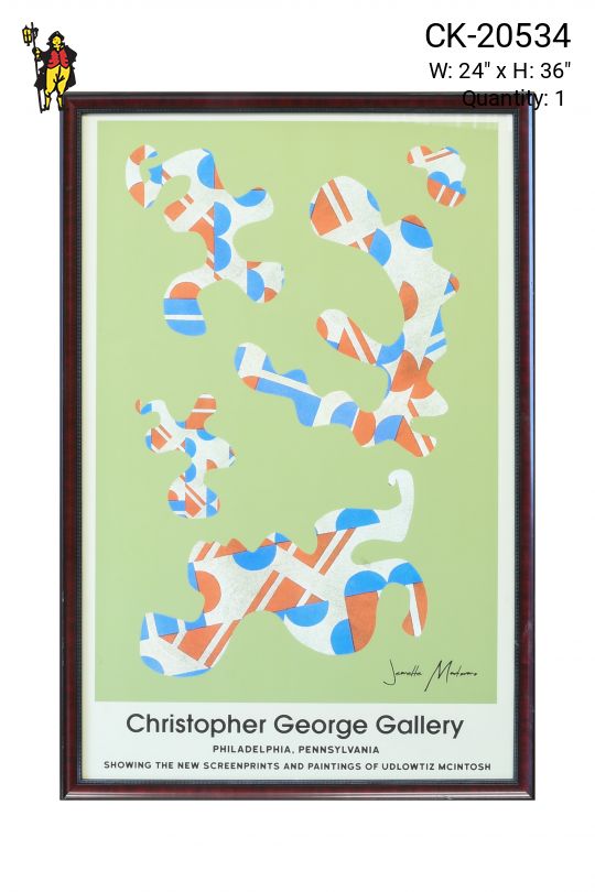 Framed Cleared Constructivist Poster