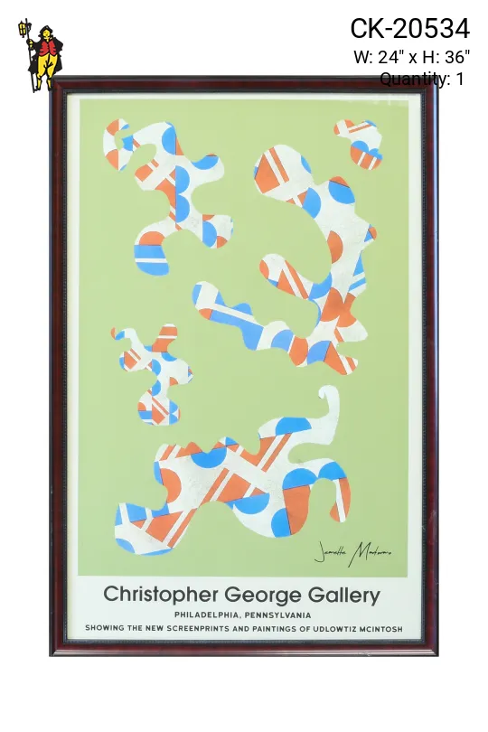 Framed Cleared Constructivist Poster