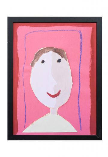 Framed Cleared Kids Art Self Portrait - 3
