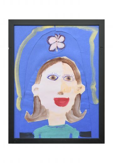 Framed Cleared Kids Art Self Portrait - 10