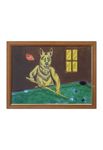 Framed Outsider Folk Art Painting - 2