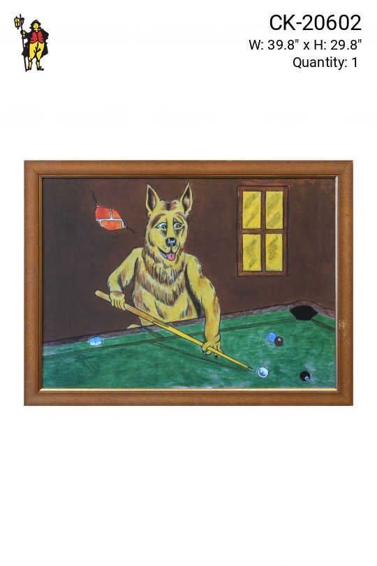 Framed Cleared Outsider Folk Art Painting - 2