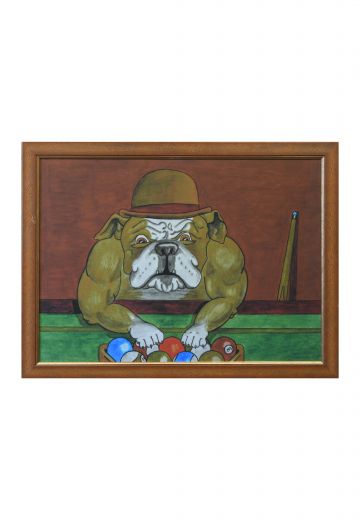 Framed Cleared Outsider Folk Art Painting - 4