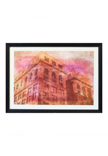 Framed Cleared Architectural Collage