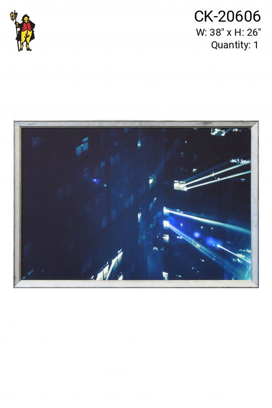 Framed Cleared Cityscape Photograph