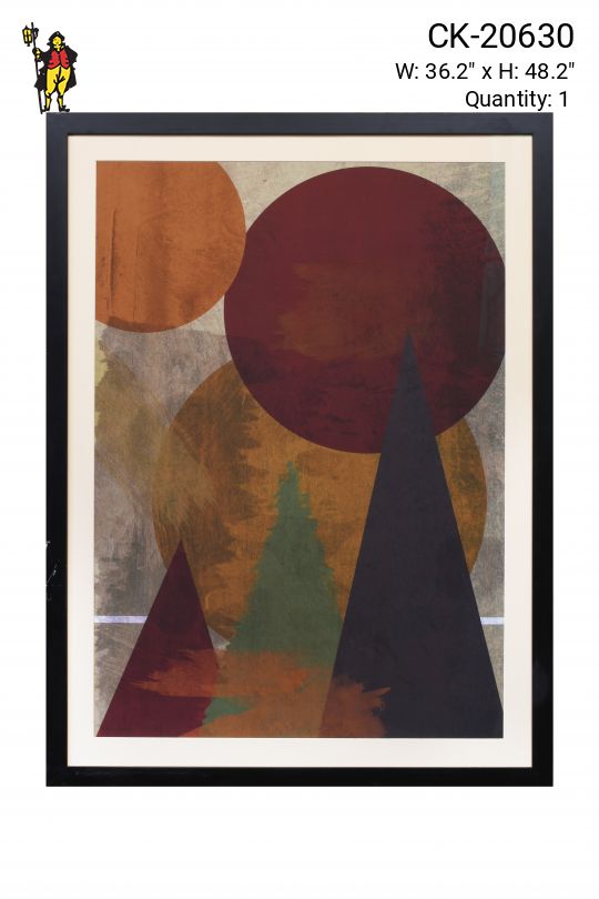 Framed Cleared Abstract Print