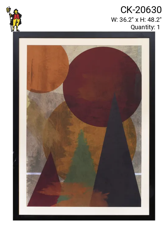 Framed Cleared Abstract Print