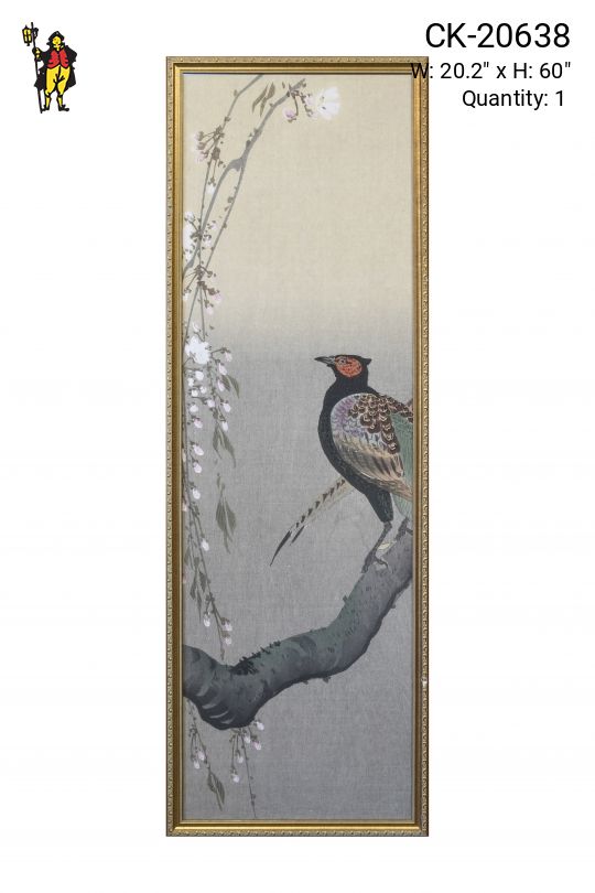 Framed Japanese Ink Watercolor Painting - 3