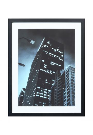 Framed Monochromatic Urban Photograph