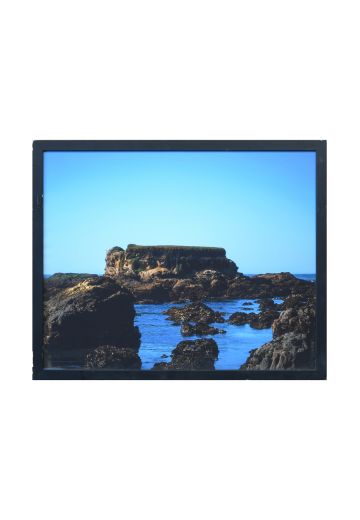 Framed Photograph of Costal Landscape