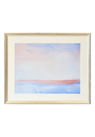 Framed Cleared Soft Abstract Watercolor - 1