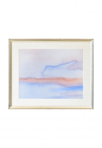 Framed Cleared Soft Abstract Watercolor - 2