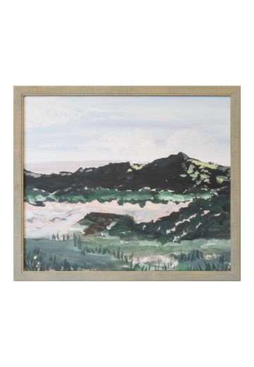 Framed Cleared Lanscape Painting