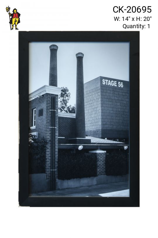 Framed Black & White Modernist Photograph