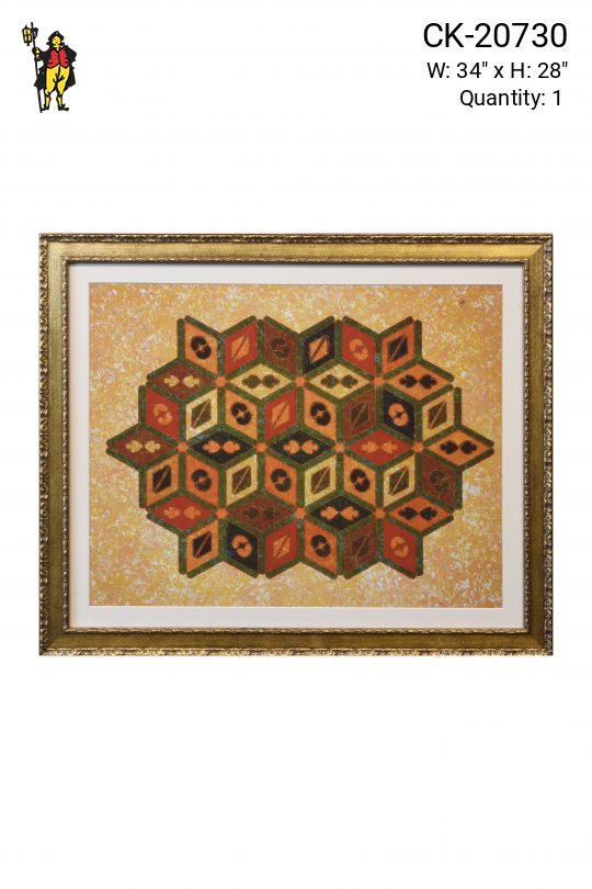 Framed Cleared Mixed Media East Asian Motif Print - 2