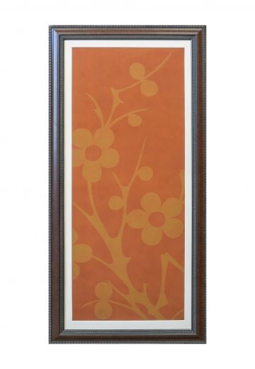 Framed Cleared Mixed Media East Asian Motif Print - 10