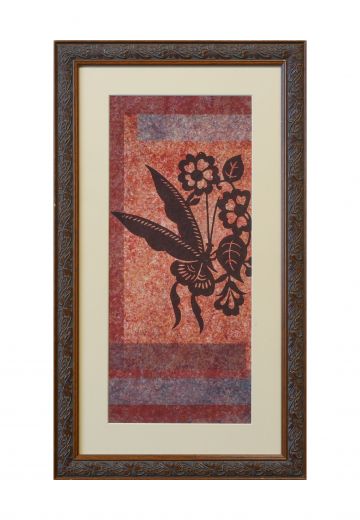 Framed Cleared Mixed Media East Asian Motif Print - 11