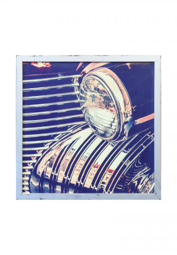 Framed Cleared 1940's Car Photograph