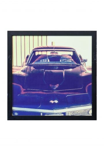 Framed Cleared 1970's Sports Car Photograph
