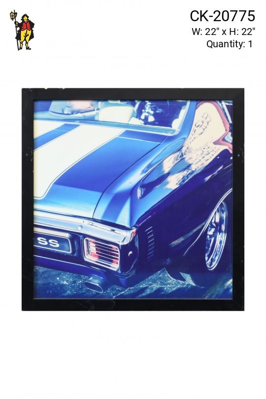 Framed Cleared 1960's Muscle Car Photograph - 3