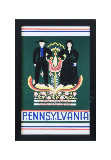 Vintage Cleared Dutch New England Travel Poster - 1