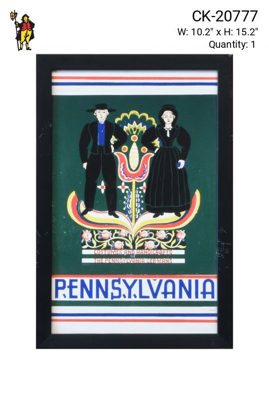 Vintage Cleared Dutch New England Travel Poster - 1