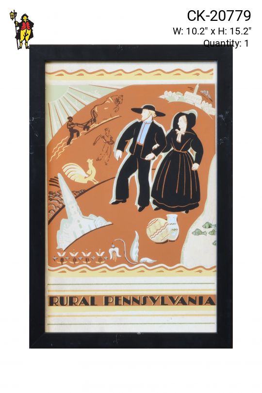 Vintage Dutch New England Travel Poster - 2