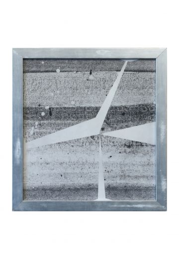 Framed Cleared Mid Century Monochromatic Abstract - 1