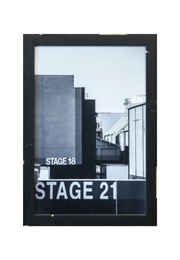 Framed Cleared Sound Stage Photograph