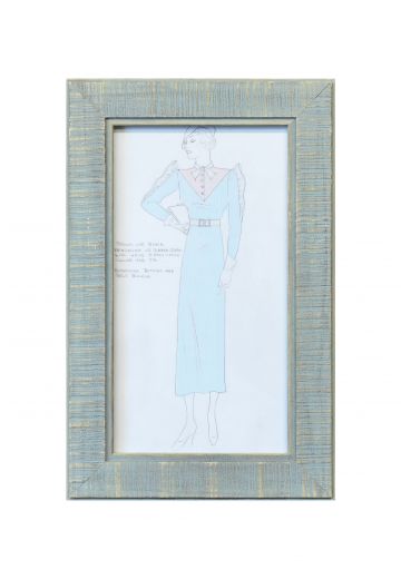 Framed Cleared Fashion Illustration - 1