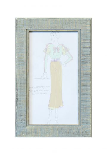 Framed Fashion Illustration - 2