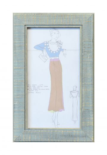 Framed Fashion Illustration - 3