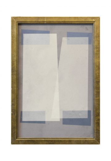 Framed Abstract Geometric Print - 1
