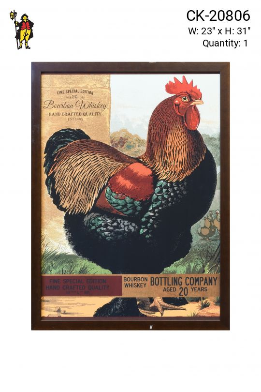 Framed Mid Century Bourbon Advertisement - 1