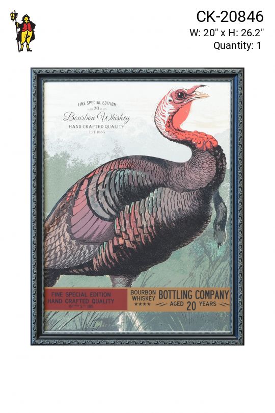 Framed Mid Century Bourbon Advertisement - 2