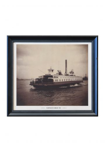 Framed Cleared 19th Century Ship Photograph