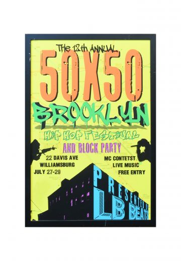 Framed Hip Hop Poster