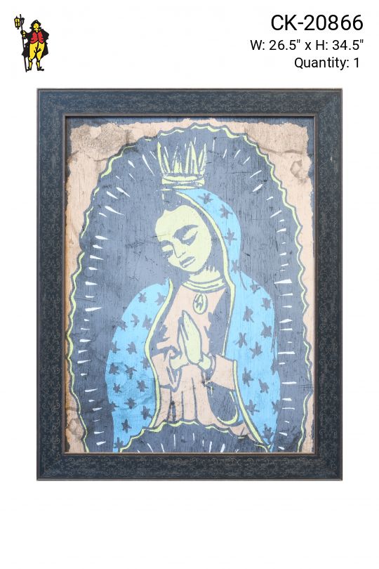 Framed Cleared Street Art Woodcut Print - 2